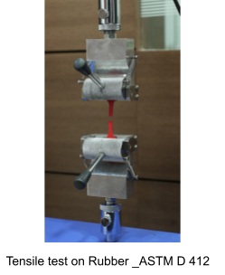 tensile test on rubber